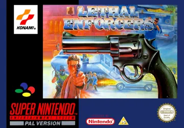 Lethal Enforcers (Europe) box cover front